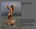 30 'The Curse to the Sky', 11 x 7 x23, bronze, 1993.jpg